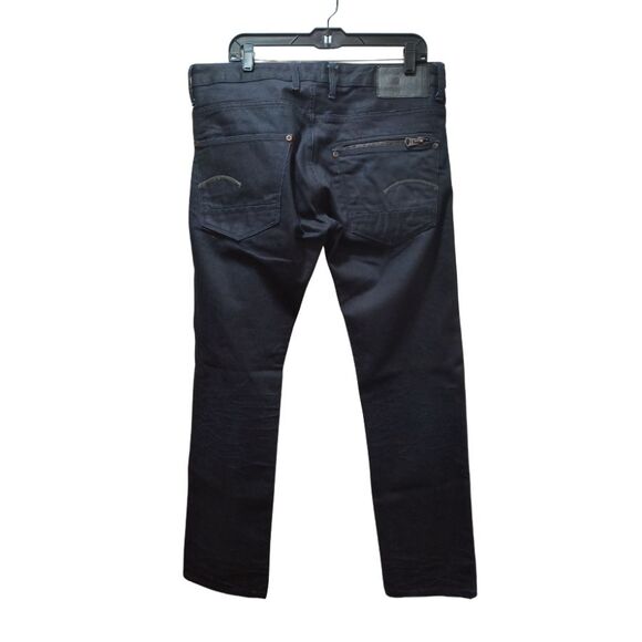 G-Star Raw Attacc Jeans Men’s 36X32 Blue Slim Straight Button Fly - Picture 2 of 6